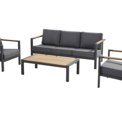 Taste 4SO Ginger loungeset antraciet + salontafel 120 x 64,5 cm