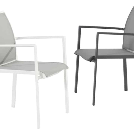 Taste 4SO Melbourne dining + Fiesta tafel met teak tafelblad 90 x 90 cm