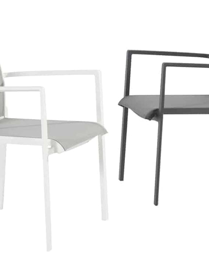 Taste 4SO Melbourne dining + Fiesta tafel met teak tafelblad 90 x 90 cm