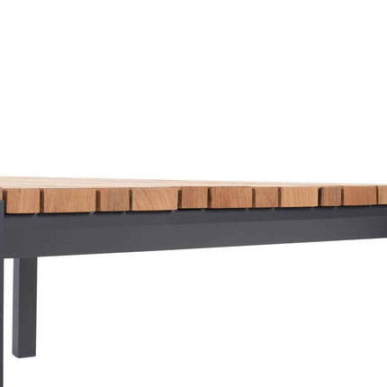 Taste 4SO Tosca dining antraciet + Ridge teak tafel 220 cm