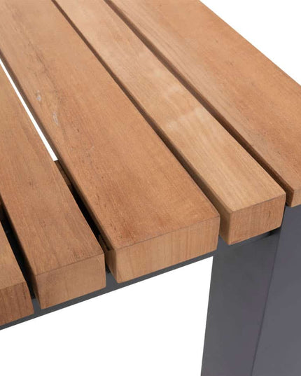 Taste 4SO Tosca dining antraciet + Ridge teak tafel 220 cm