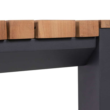Taste 4SO Tosca dining antraciet + Ridge teak tafel 220 cm