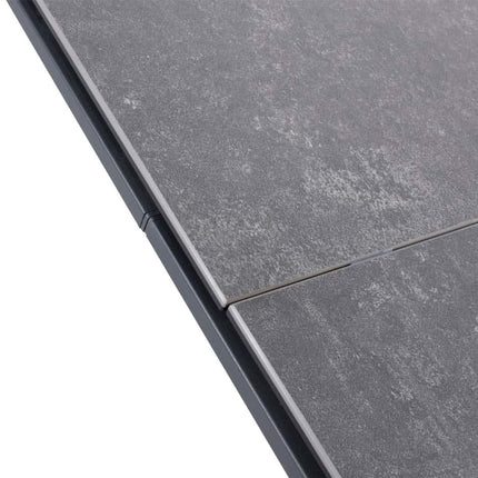 Taste 4SO Tosca dining antraciet + Optimum uitschuiftafel keramiek 220-280-340 cm