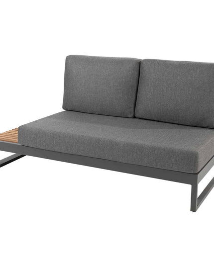 Taste 4SO Kioto loungeset modulair antraciet + salontafel 120 x 60 cm