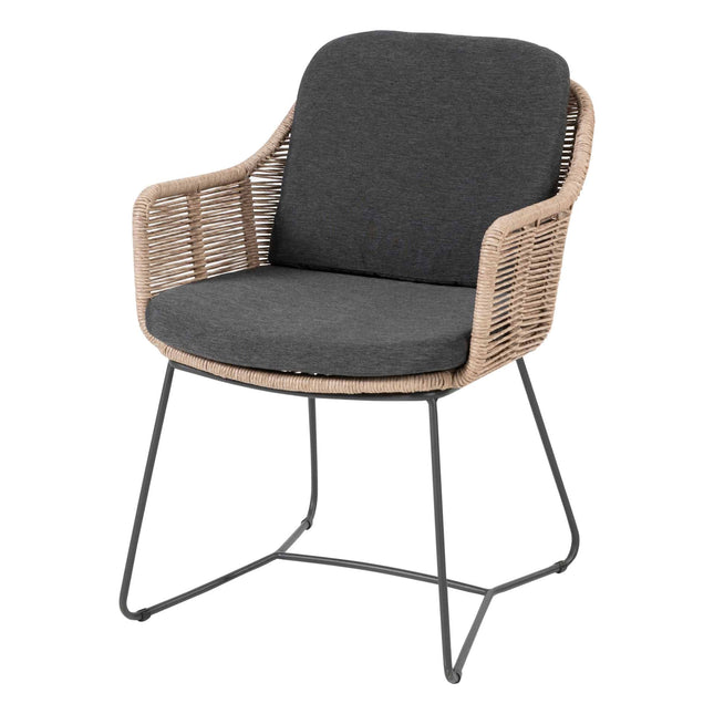 Taste 4SO Belmond dining naturel (2 st.) + Fiesta bistrotafel Ø 90 cm
