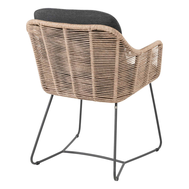 Taste 4SO Belmond dining naturel (2 st.) + Fiesta bistrotafel Ø 90 cm