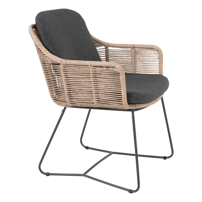 Taste 4SO Belmond dining naturel (2 st.) + Fiesta bistrotafel Ø 90 cm