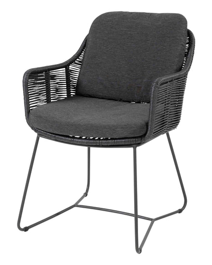 Taste 4SO Belmond dining antraciet + Prado tafel 240 cm ovaal