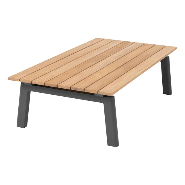 Taste 4SO Ravenna salontafel met teak tafelblad 120 x 65 x 35 cm