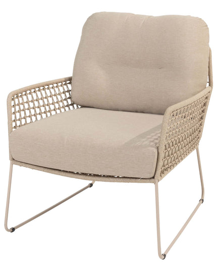 4 Seasons Outdoor Taste 4SO Albano loungeset + Verdi salontafel 73 Ø cm latte