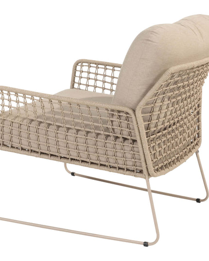4 Seasons Outdoor Taste 4SO Albano loungeset + Verdi salontafel 73 Ø cm latte