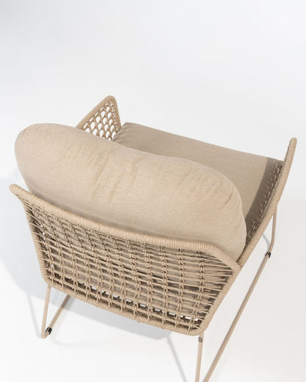 4 Seasons Outdoor Taste 4SO Albano loungeset + Verdi salontafel 73 Ø cm latte