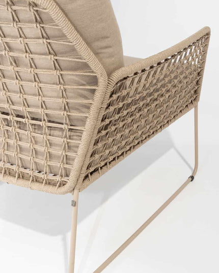 4 Seasons Outdoor Taste 4SO Albano loungeset + Verdi salontafel 73 Ø cm latte