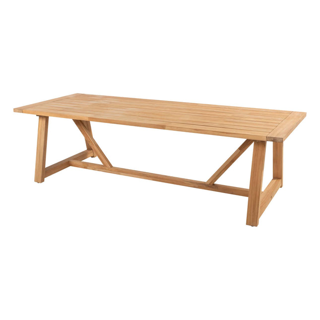 4 Seasons Outdoor Jura dining + Taste 4SO Noah teak tafel 260 cm