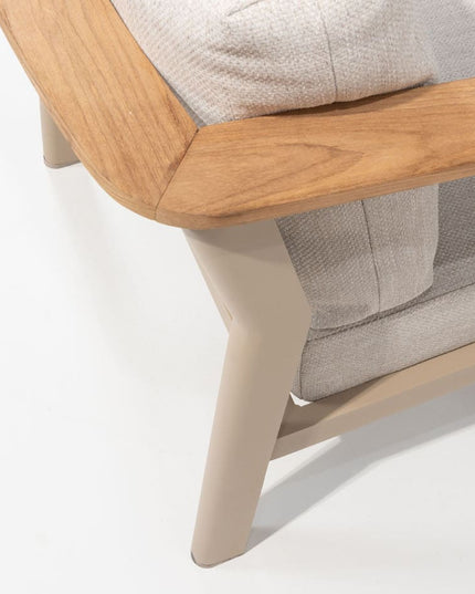 Taste 4SO Olivia loungeset 3-zits lounge bank + 2x lounge stoel + voetenbank