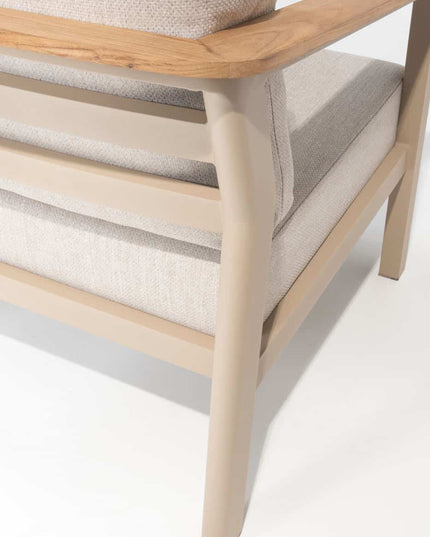 Taste 4SO Olivia loungeset 3-zits lounge bank + 2x lounge stoel + voetenbank