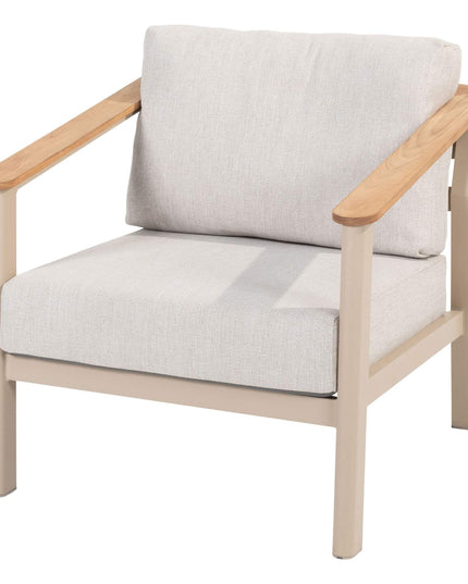 Taste 4SO Olivia loungeset 3-zits lounge bank + 2x lounge stoel + Emma salontafels