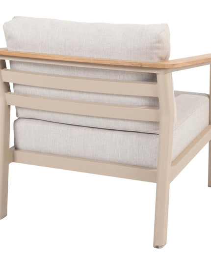 Taste 4SO Olivia loungeset 3-zits lounge bank + 2x lounge stoel + voetenbank