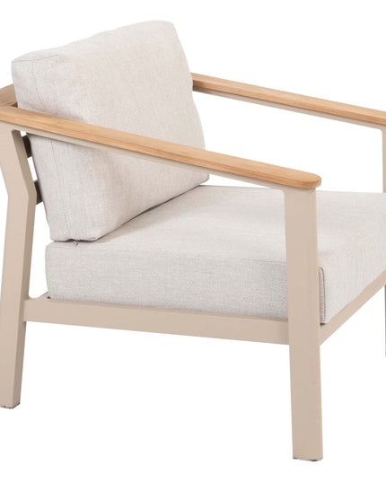 Taste 4SO Olivia loungeset 3-zits lounge bank + 2x lounge stoel + voetenbank