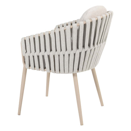 Taste 4SO Eva dining + Prado teak tafel 130 Ø cm
