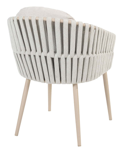 Taste 4SO Eva dining + Prado teak tafel 130 Ø cm