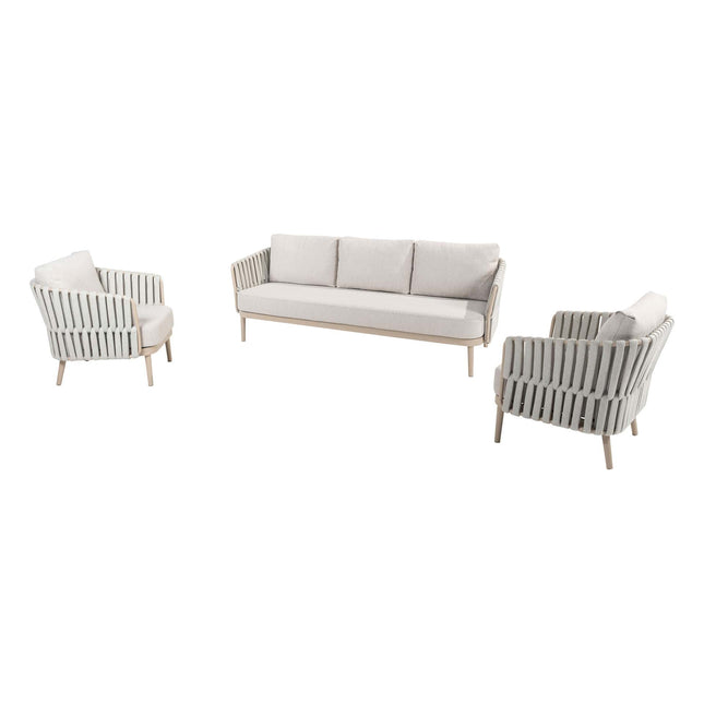 Taste 4SO Eva loungeset 3-zit lounge bank + 2x lounge stoel - Image 1