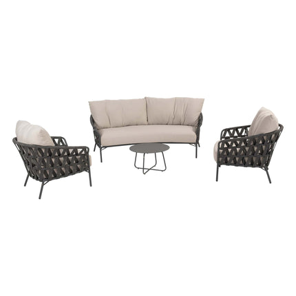 Taste 4SO Albareto organische 2.5-zits lounge bank incl. 3 kussens