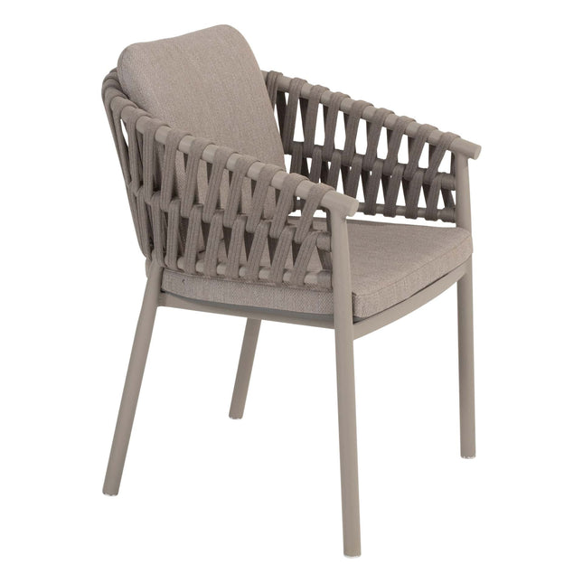 Taste 4SO Catalana dining stoel + Manolo tafel cloud met geprint keramiek tafelblad 240 cm