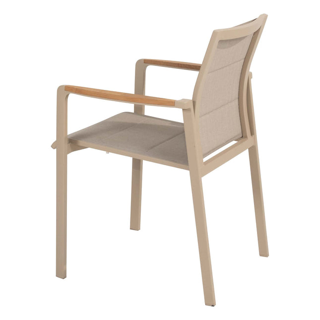 Taste 4SO Cortina dining + Manolo tafel latte met geprint keramiek tafelblad 240 cm