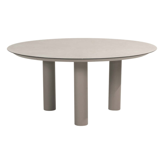 Taste 4SO Owen dining stoel (6 st.) + Donato eettafel Ø 160 cm cloud + lazy susan