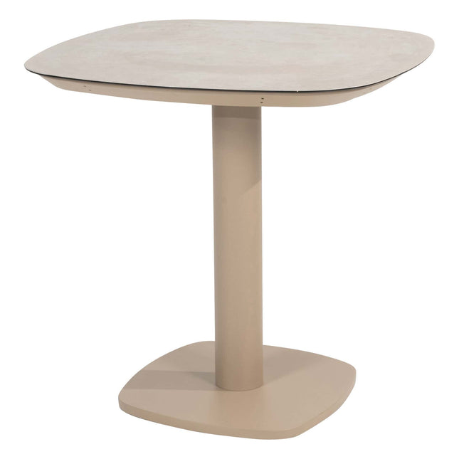 4 Seasons Outdoor Bernini dining + Manolo 75x75cm latte met geprint keramiek tafelblad - Image 4