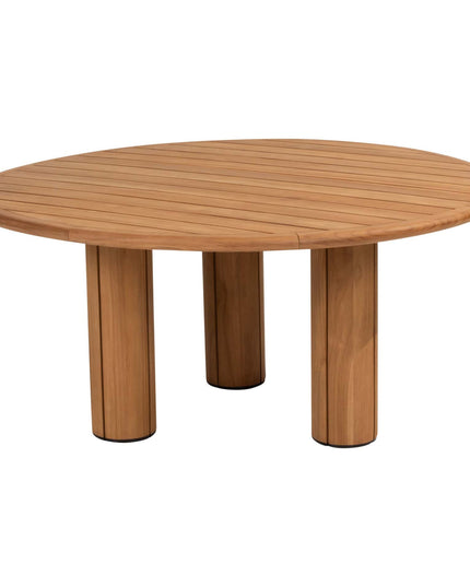 4 Seasons Outdoor Bernini dining stoel + Taste 4SO Corsica tafel teak 160 Ø cm