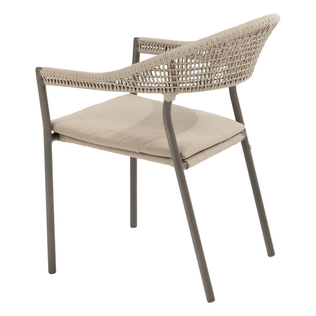 Taste 4SO Sienna dining + Sarah tafel met geprint keramiek tafelblad 120 cm Ø terre - Image 6