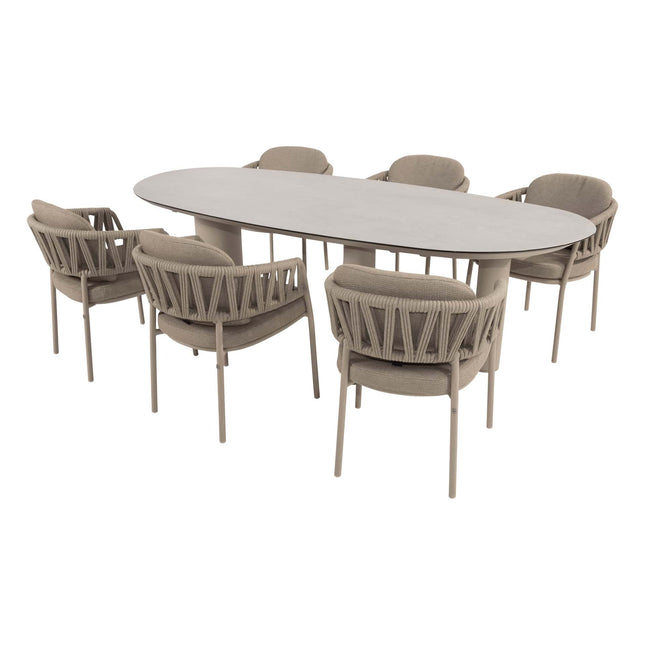 Taste 4SO Calma dining + Denia dining tafel 240 x 110 cm latte - Image 5