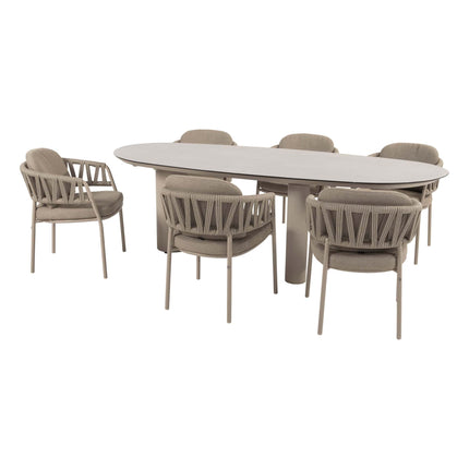 Taste 4SO Calma dining + Denia dining tafel 240 x 110 cm latte - Image 6