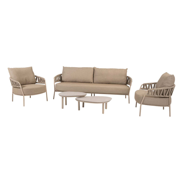 Taste 4SO Calma 3-zits bank + 2x lounge stoel + Monroe salontafels - Image 1