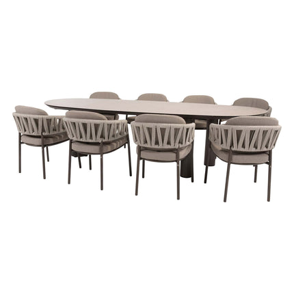 Taste 4SO Calma dining terre + Denia tafel met geprint keramisch blad terre 290 cm - Image 1