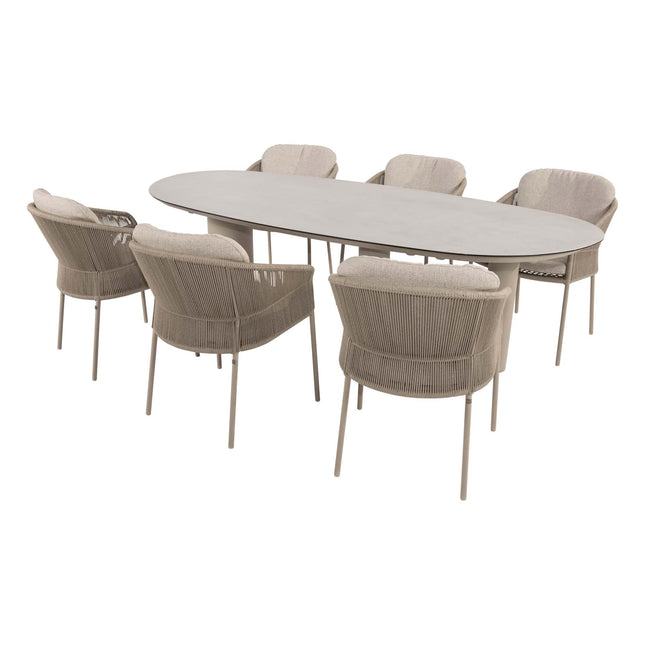Taste 4SO Florence dining + Denia 240 cm latte - Image 13