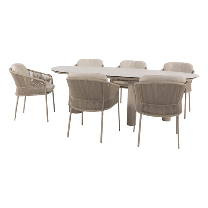 Taste 4SO Florence dining + Denia 240 cm latte - Image 14
