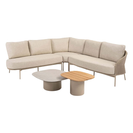 Taste 4SO Florence modulaire lounge + Demi set van 2 salontafels latte 50 x 60 en 70 x 80 cm. - Image 1