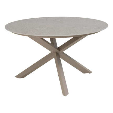 Taste 4SO Piacenza dining + Prado tafel met keramiek tafelblad 130 cm Ø latte - Image 6