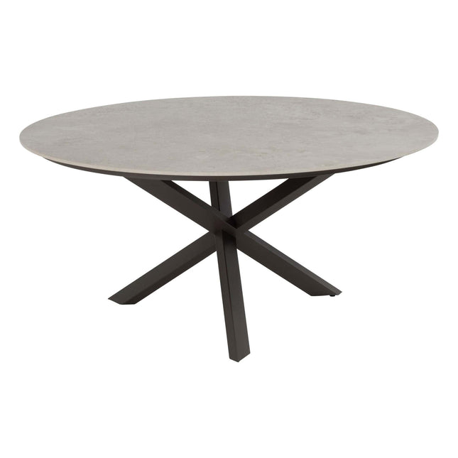 4 Seasons Outdoor Bernini dining terre + Taste 4SO Prado tafel met keramiek blad terre 160 Ø cm - Image 5