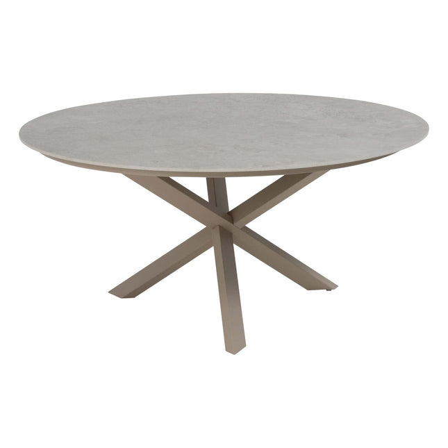4 Seasons Outdoor Bernini dining latte + Taste 4SO Prado tafel met keramiek blad latte 160 Ø cm - Image 6