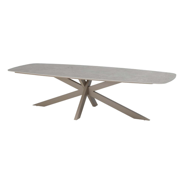 Taste 4SO Florence dining + Prado tafel met keramisch tafelblad barrel latte 300 cm - Image 6