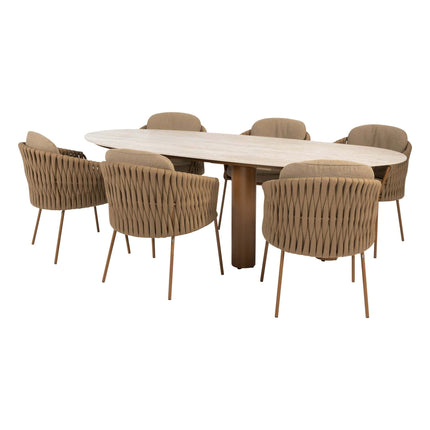 4 Seasons Outdoor Molina dining stoel + Taste 4SO Estate mango shape tafel Amber - Image 5