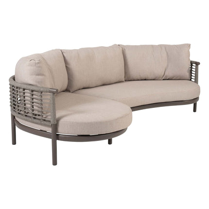 Taste 4SO Puglia modulaire set terre: 2-zits bank, armleuning links + chaise longue, armleuning rechts - Image 1