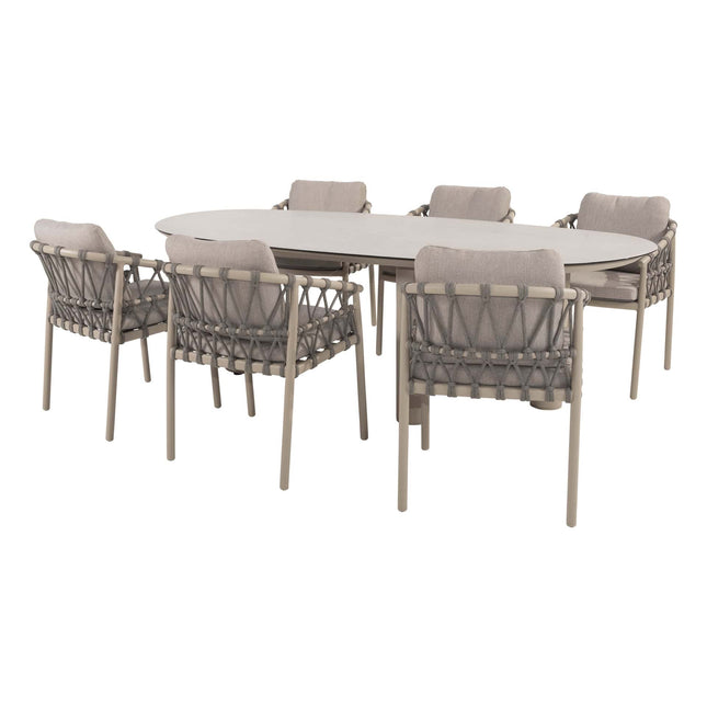 Taste 4SO Piacenza dining + Denia 240 cm latte - Image 1