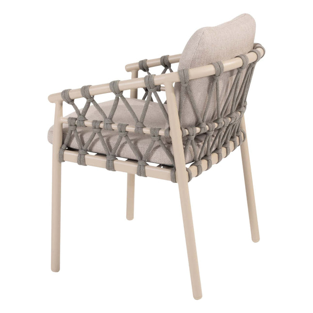 Taste 4SO Piacenza dining + Prado tafel met keramiek tafelblad 160 cm Ø latte - Image 6
