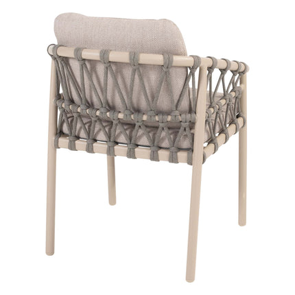 Taste 4SO Piacenza dining + Prado tafel met keramiek tafelblad 160 cm Ø latte - Image 5
