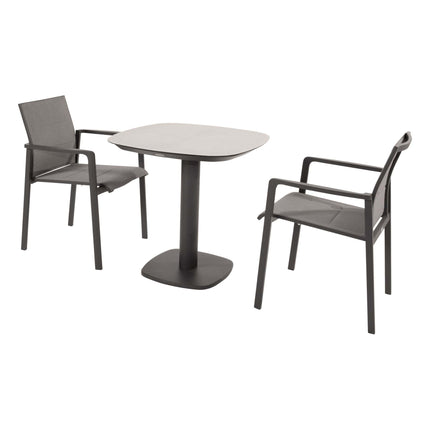 Taste 4SO Cortina dining + Manolo 75×75 cm antraciet - Image 1